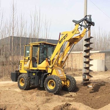 挖掘机改装螺旋钻机 房屋地基电线杆打桩机 挖改液压钻孔机支持定制