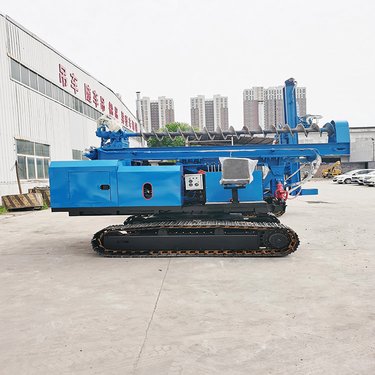 鲁邦 全液压光伏打桩机 山地螺旋引孔机 多地形适用打桩钻机