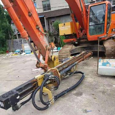 中德鼎立 挖掘机钻孔机 液压高速路打桩机 护栏式打拔钻机