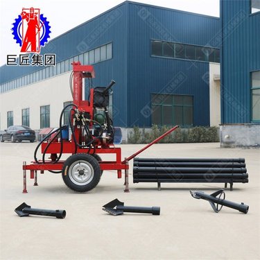 JUJIANG三相电液压打井机SJDY-3A打降水井钻机 家用吃水井钻机