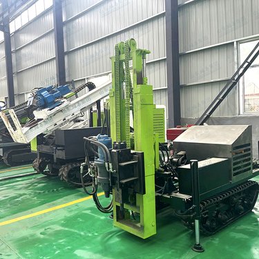 70米气动式液压潜孔钻机 冲击式打岩层钻孔设备 道路桥梁打孔机