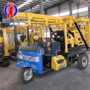 岩石水井钻机车载式液压水井钻机XYC200A家用打井钻机