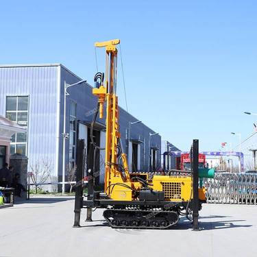 全液压水井钻机冲击回转式钻机地表水文钻井机气动打井设备