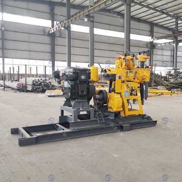 供应久钻小型回旋钻机HZ-130YY岩石勘探取样钻机 百米液压钻探机