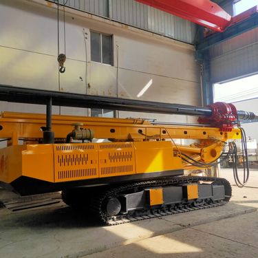 机锁杆式旋挖钻机 山区勘探家用水井钻机 液压轮式旋挖螺旋钻机