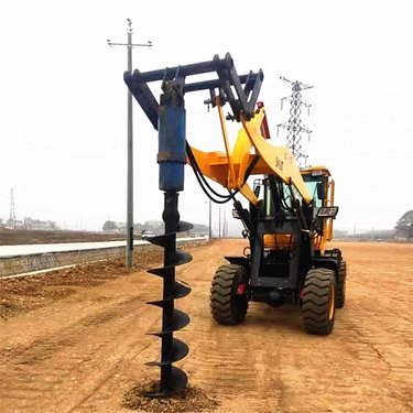 程煤 挖掘机钻机 液压动力头螺旋打桩机 夯扩桩机