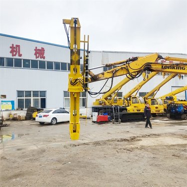 工程液压挖改钻机 隧道钻孔设备 立式气动打孔机