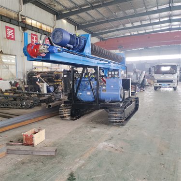 全液压光伏打桩机 履带式山地长螺旋钻机 规格齐全