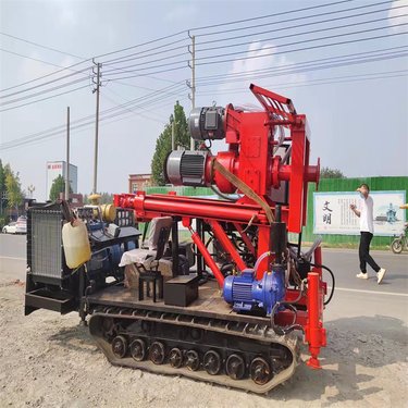 地质勘探耕地灌溉井钻机 全新四寸反循环钻机 小型农用液压钻井机