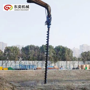 螺旋钻机 75挖改液压钻机 光伏打孔螺旋钻孔挖坑机