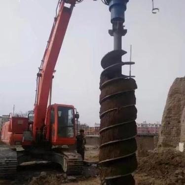 螺旋钻液压属具   液压螺旋钻机 多功能软岩矿山挖改钻机