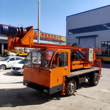 全新水气两用水井设备 20米基础桩旋挖钻机 液压螺旋地基打桩机