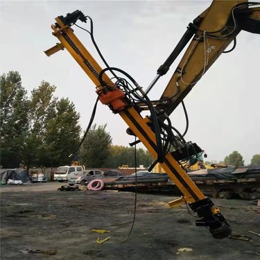 挖改钻 全液压凿岩挖掘机 履带式潜孔钻机 钩机改凿岩机 岩石打孔设备