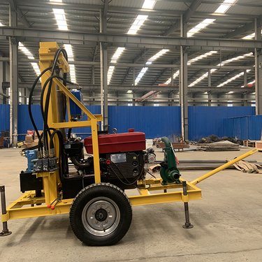 中拓 柴油液压升降打井机 民用深水井钻机 小型钻井设备