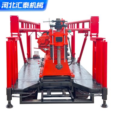 汇泰履带式GY-200液压岩石取样岩芯钻机 小型农用打井钻探机