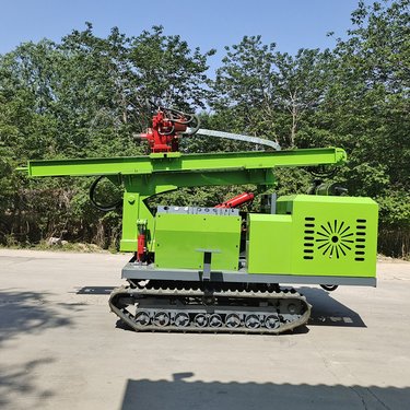 全液压长螺旋钻孔机 博远 履带式引孔机 光伏地桩钻机 应用范围广