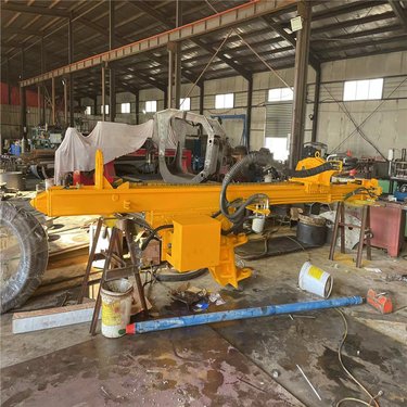 挖机改装打孔机 挖机改全液压冲击钻机 一体式潜孔钻机 电话咨询