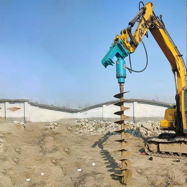 中旺 工程螺旋钻机 自走式全液压钻机 360°旋转太阳能打孔机