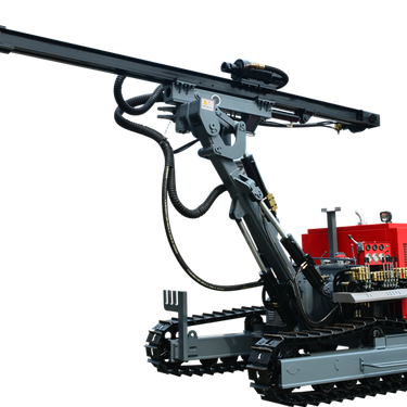 红五环G5全液压高效率低能耗露天顶锤工程钻机