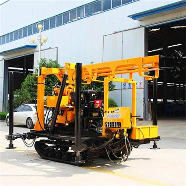 回转式水井钻探 地质取样 柴油液压钻机 180米多功能履带岩芯钻孔机