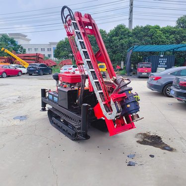 小型拧螺旋桩打桩机 液压光伏地钉钻机 多样化使用冲击钻孔机批发