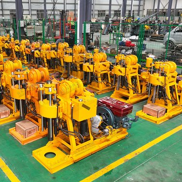 柴油液压勘探取芯钻机可改电机 桥梁桩基取芯地质勘测设备 打标贯