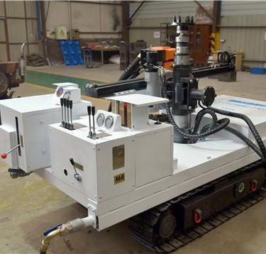 煤矿用气动履带式智能钻机 远程遥控 轨迹探测 全液压辅助控制