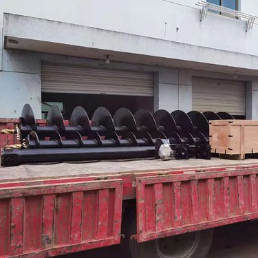 艾立克 合金钻头钻机 挖掘机液压螺旋钻洞机 螺旋钻机