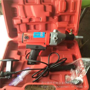 山东腾宇工程机械HZ-110手持式钻孔取芯机厂家便携式钻孔机取样机 水钻机