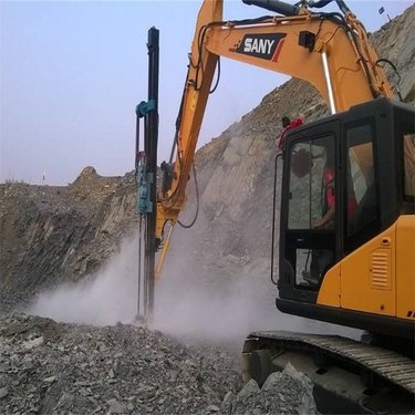 ZDLHWGQZJ-151 定制隧道工程用挖掘机改潜孔钻机液压钻小臂改钻