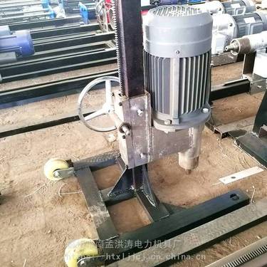 广东 穿路小型机器 液压推进顶管机 小型水平定向钻机 洪涛电力