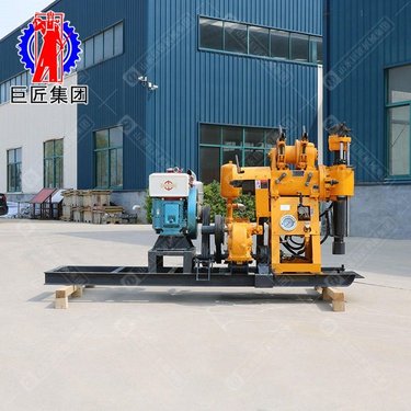 巨匠集团200型液压水井钻机 农村民用打井机带卷扬提钻杆方便