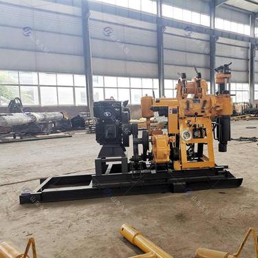 供应民用液压打井机HZ-130YY百米地质勘探钻机 带移机提钻更方便
