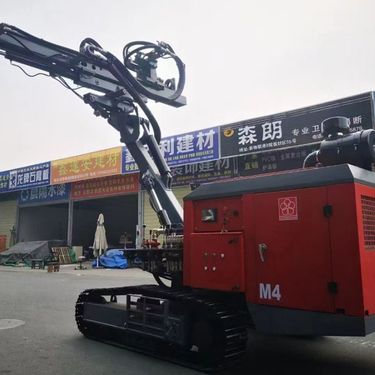 红五环B3全液压一体式露天潜孔钻机 整体性好 移动方便