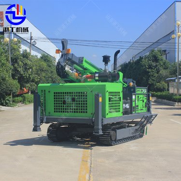 柴油动力全液压钻探机 岩心钻机 600米 无线遥控行走