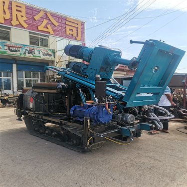 桥梁钻孔开井钻机 全液压正循环钻孔机 拖拉机带履带反循环钻机