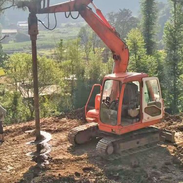 艾立克 风能太阳能光伏桩 履带式液压 地表勘探螺旋钻机 300