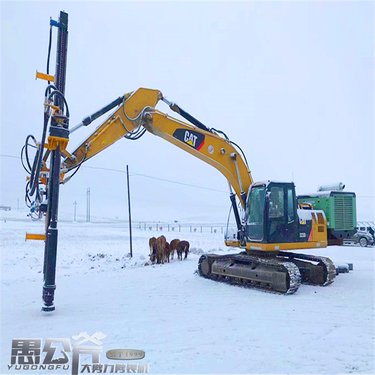 挖机改装液压钻机 全液压潜孔钻机 快速无尘钻机