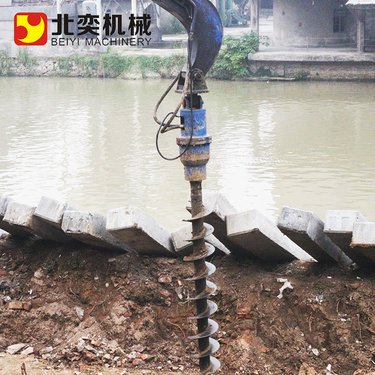 小型液压螺旋钻机 劳动强度低 动力头采用双驱动