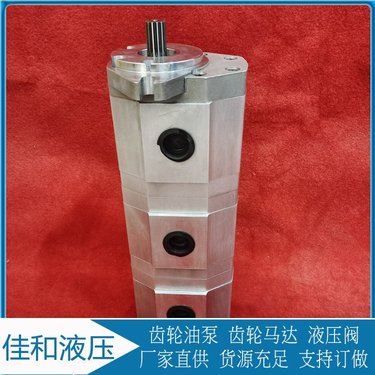 佳和-泊姆克三联液压泵 志高钻机齿轮泵 1142003155I