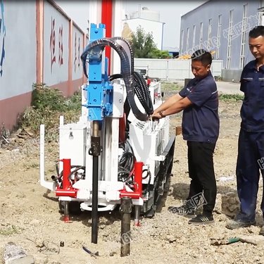 直推取土钻机全液压无扰动勘探环境修复取水钻