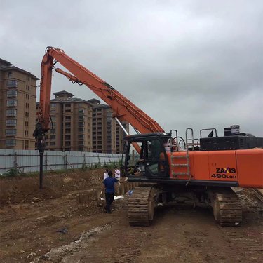 奥莱 液压动力头打桩机 螺旋打桩设备 挖掘机钻机器