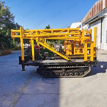 100-200米岩层液压钻机 柴油款打孔取芯勘探机 道路护栏打孔打桩机
