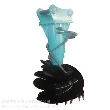 液压桩帽成型机灌注桩桩帽螺旋成型钻机浇筑灌注桩头清土机赛予