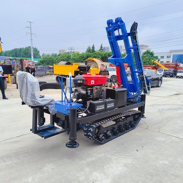 小型花岗岩钻孔液压冲击钻孔机 绿化带栽种挖坑大棚地钉螺旋钻机