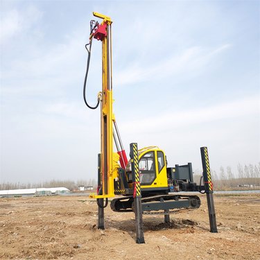 立柱岩石气电联动 露天除尘一体矿用钻机 液压履带式潜孔钻机
