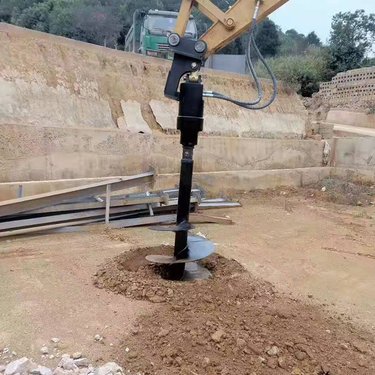 鼎东螺旋钻机 挖掘机液压钻洞机 螺旋打桩机设备