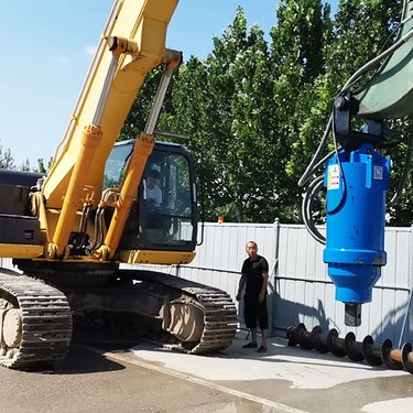 艾立克液压旋挖螺旋钻机 全液压螺旋探钻机 电线杆钻孔机