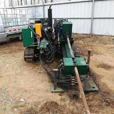 水平定向铺管钻机 过路铺管机 全自动液压钻孔机 洪涛 可培训导向技术