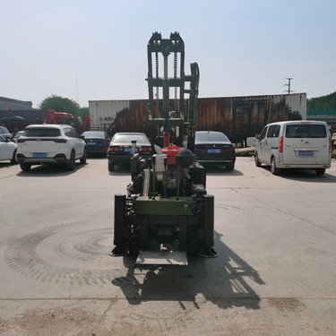 全液压勘探钻机 光伏地钉打桩机 拧螺旋柳钉桩钻孔机 动力强劲